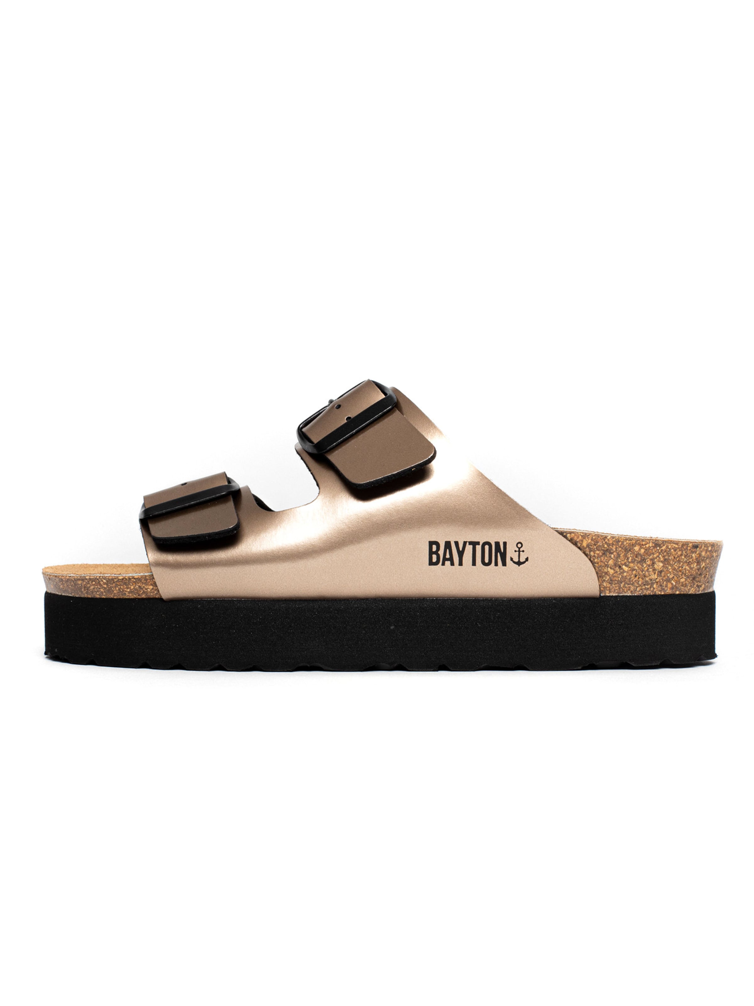 Bayton - Zapatillas de casa 'Japet' en bronce: frente