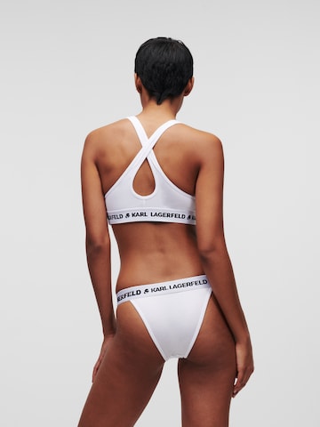 Slip de la Karl Lagerfeld pe alb
