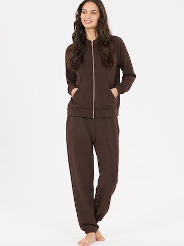 Athlecia - Sudadera con cremallera deportiva 'Jacey' en marrón