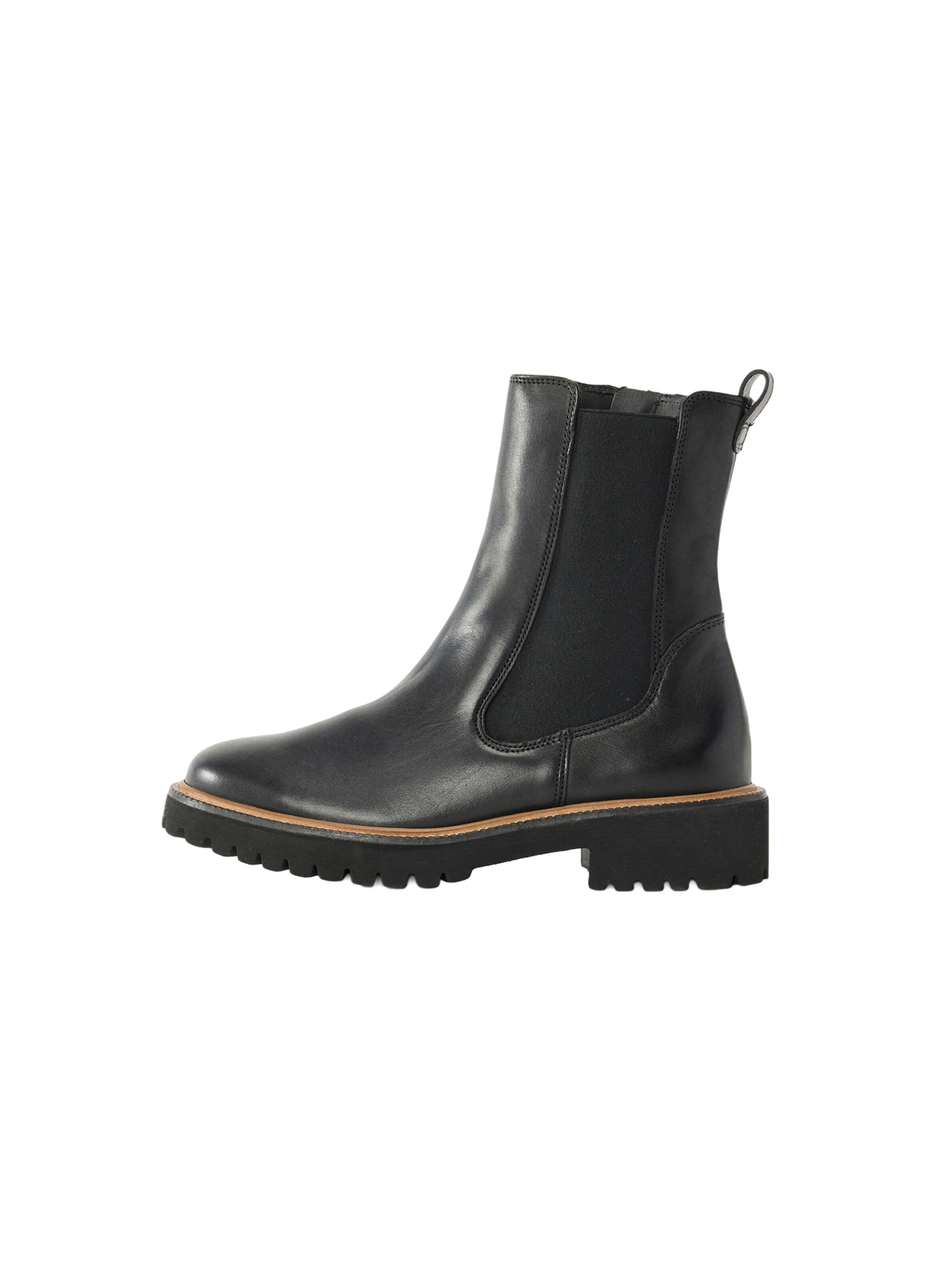 Chelsea Boots Paul Green en noir : devant