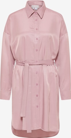 RISA Shirt Dress in Pink: front