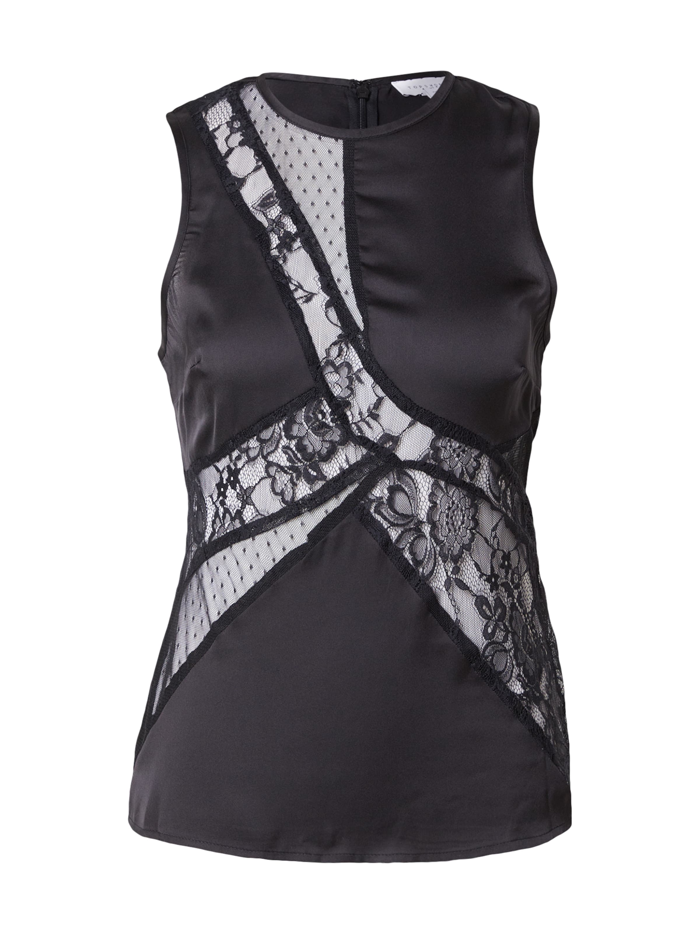 Top di TOPSHOP in nero: frontale