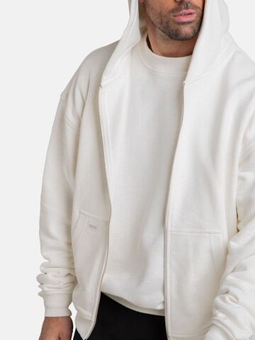 Squeqo Zip-Up Hoodie 'Cotton 435 GSM' in White