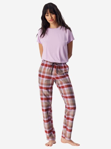 SCHIESSER Pyjamahose ' Mix Relax ' in Beige
