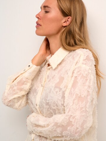 Camicia da donna 'Lina' di Kaffe in beige