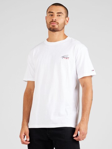 T-Shirt TOMMY HILFIGER en blanc : devant