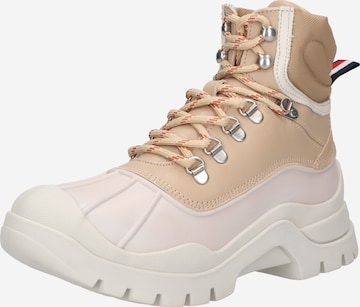 TOMMY HILFIGER Snow Boots in Beige: front