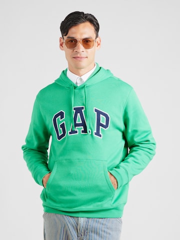 Sweat-shirt 'HERITAGE' GAP en vert : devant