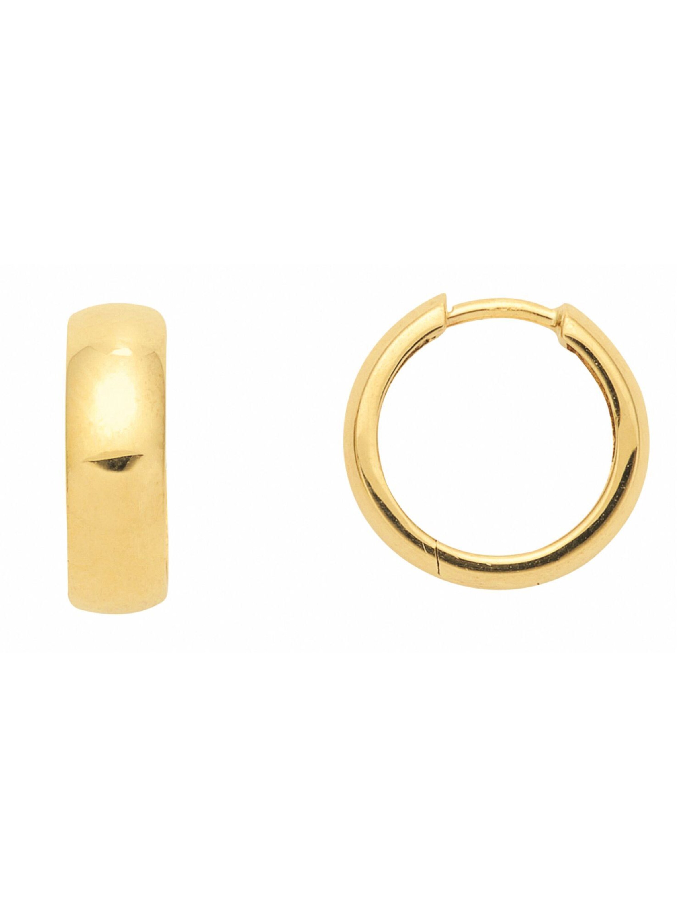 Adelia´s Ohrringe in Gold: Vorderseite