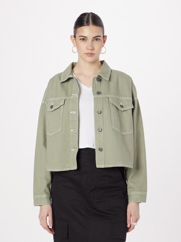 Cotton On Between-Season Jacket in Green: front