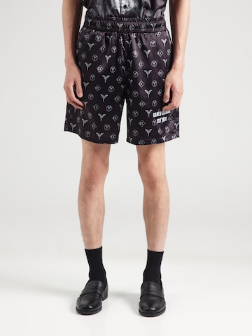 Regular Pantaloni 'Dobermann' de la Carlo Colucci pe negru: față