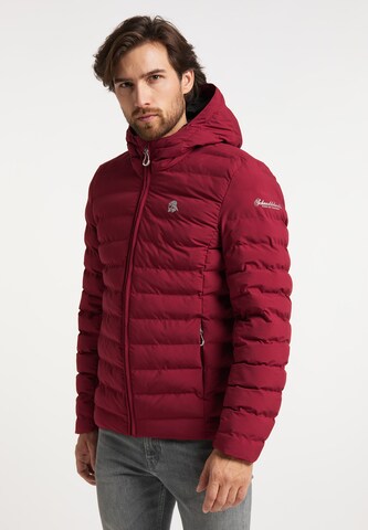 Schmuddelwedda Winter Jacket in Red: front