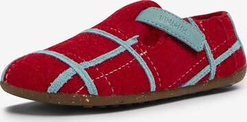 CAMPER Huisschoenen ' Twins ' in Rood: voorkant