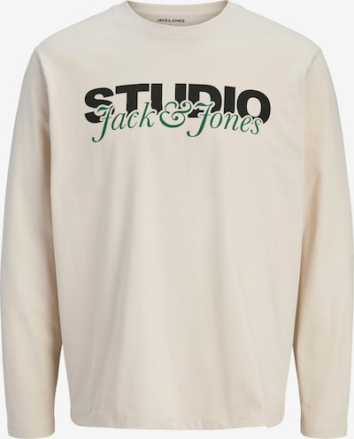 JACK & JONES Majica 'JJYUKI' u bež / smaragdno zelena / crna, Pregled proizvoda