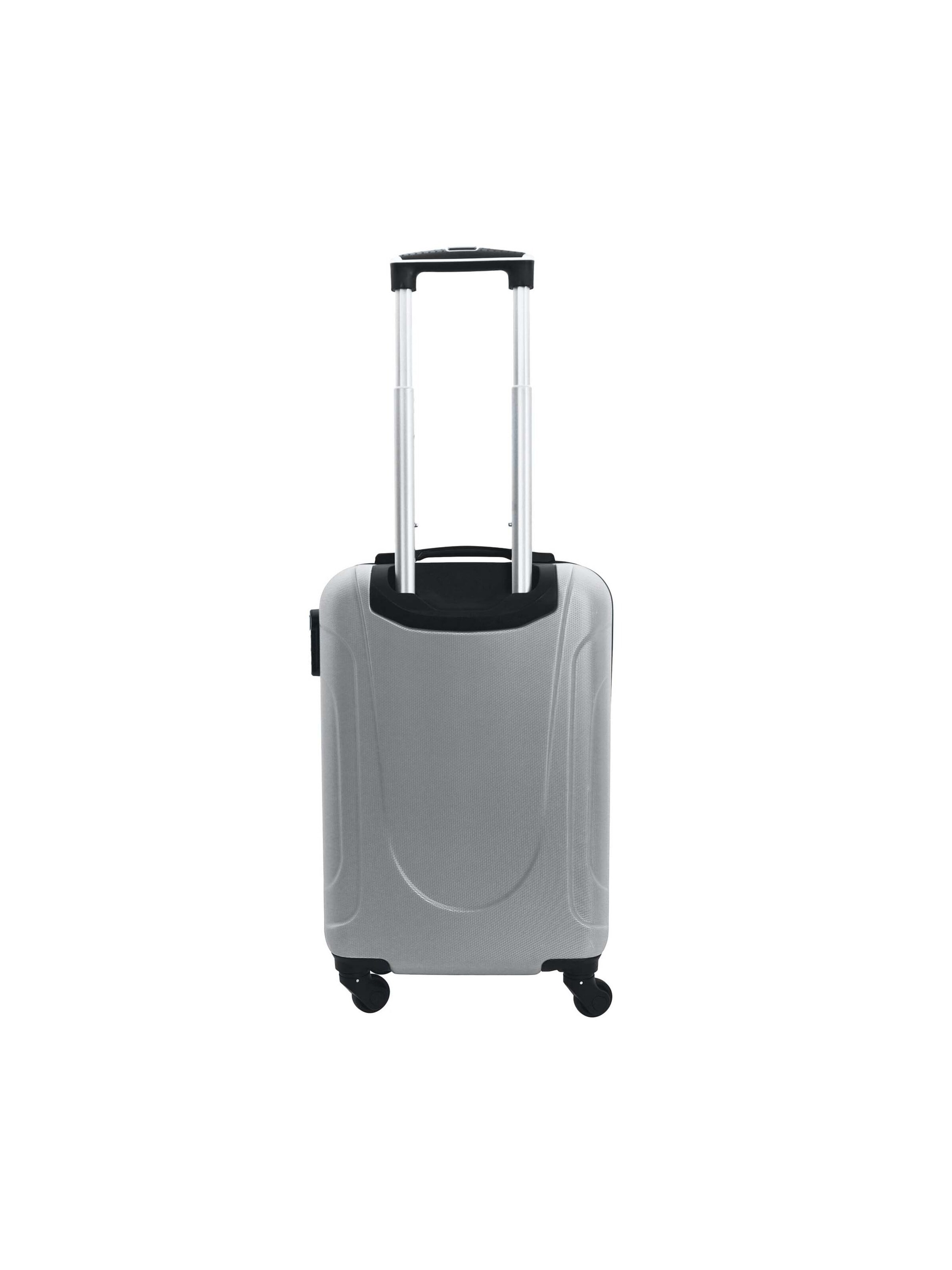 Coronel Tapioca - Carrito 'Coronel Tapioca - Maletas de Viaje Cabina - Maleta Cabina - Maletas de Viaje - Apta para Ryannair- Trolley Equipaje para Avion Resistente con 4 Ruedas de 360º y candado' en plata