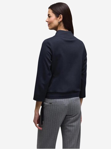 Giacca di felpa 'LTD QR zipper jacket w 324627' di STREET ONE in blu