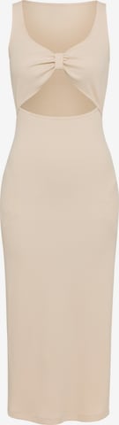 LSCN by LASCANA Dress in Beige: front