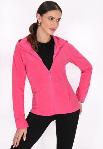 faina Athlsr Fleecejacke in Pink: Vorderseite