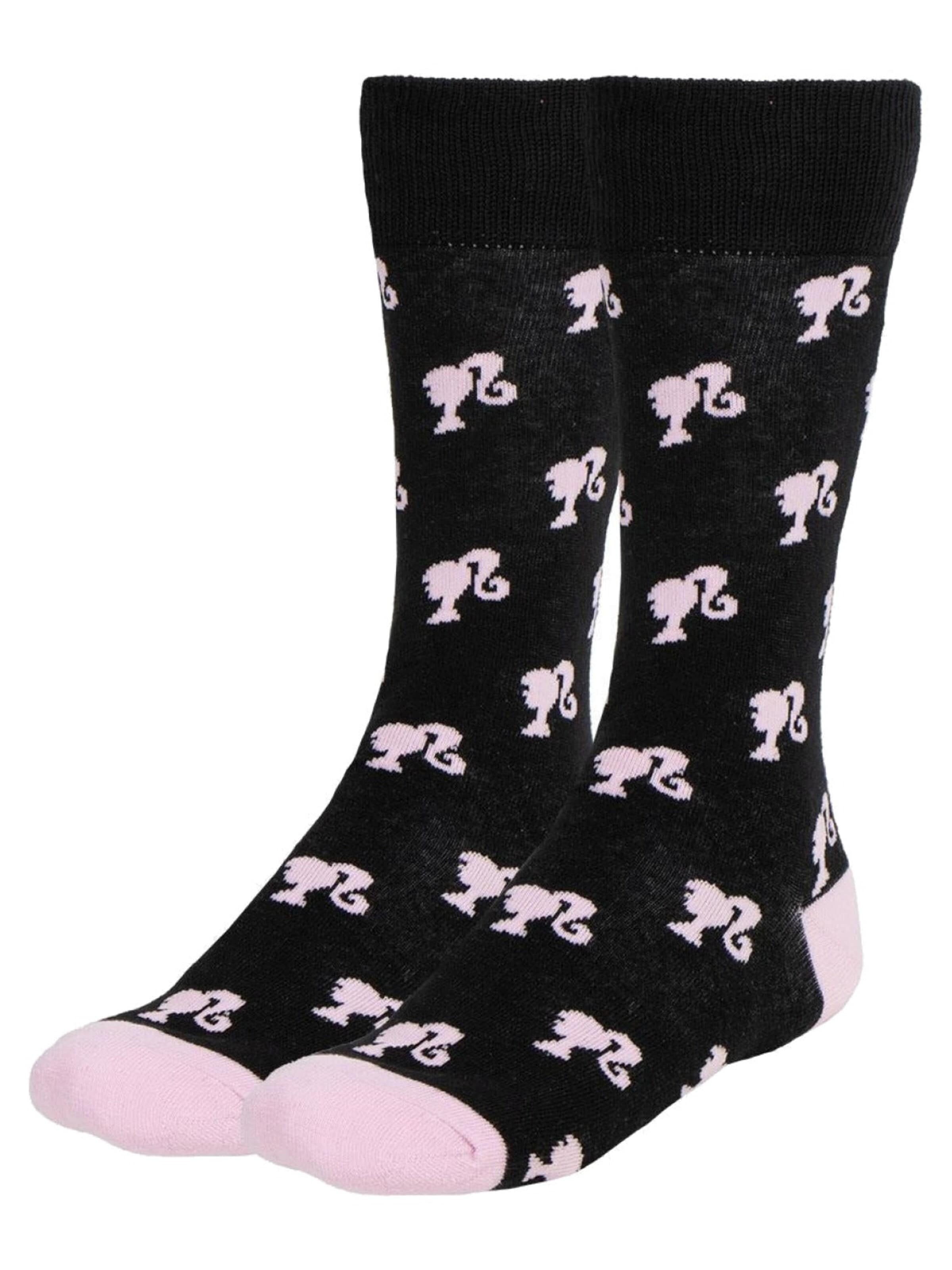 BARBIE Socks 'Barbie Sokken Dames Cadeauverpakking 3 Paar Maat 36/43 One Size' in Pink