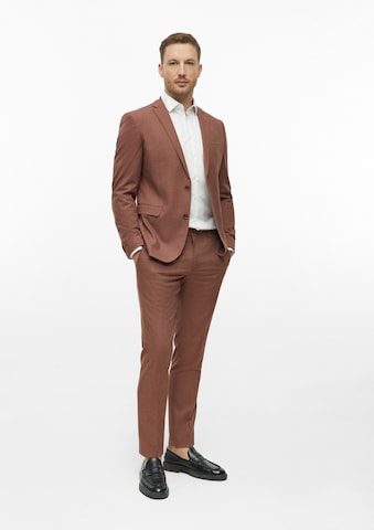 Coupe slim Veste de costume 'S.OPURE' s.Oliver en rouge