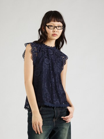 Chemisier 'PCOLLINE' PIECES en bleu : devant