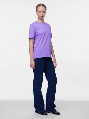 PIECES - Camisa 'RIA' em roxo