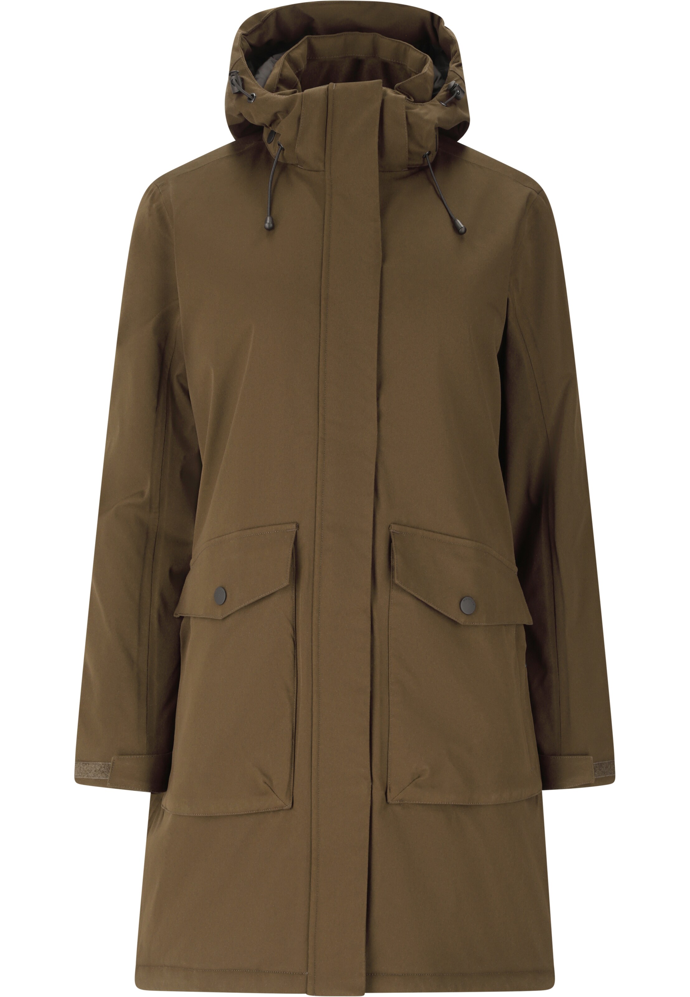 Whistler Winter Parka 'Algoma' in Brown: front
