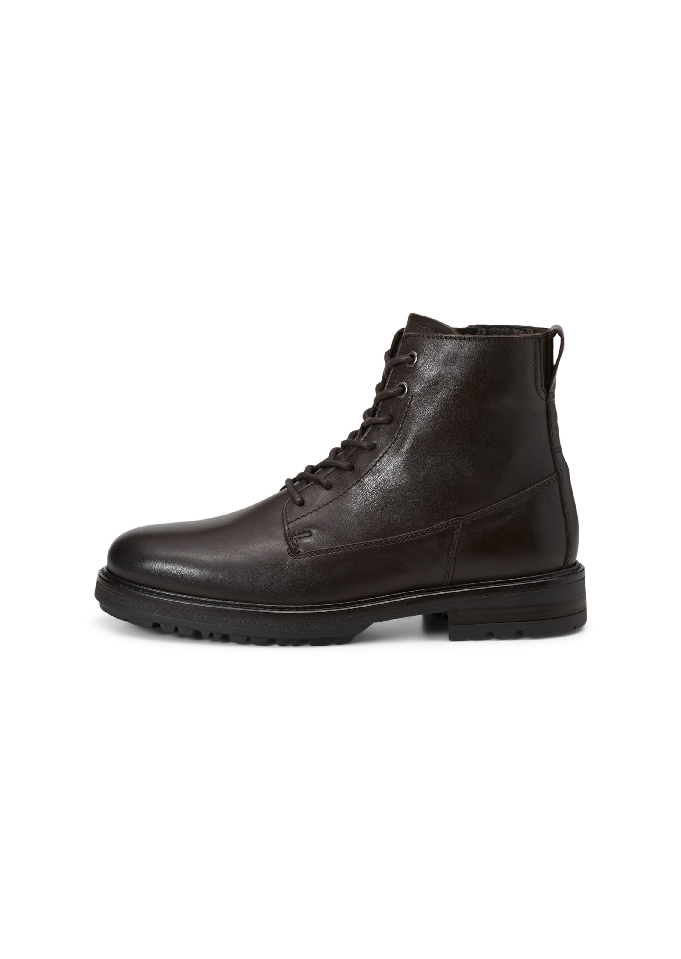 Marc O'Polo Lace-Up Boots 'Rony' in Brown: front