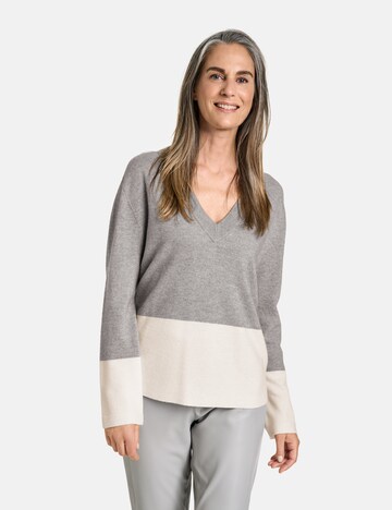 Pull-over GERRY WEBER en gris : devant