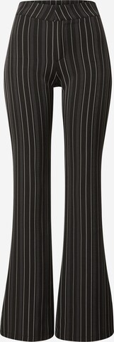 évasé Pantalon Daisy Street en noir : devant