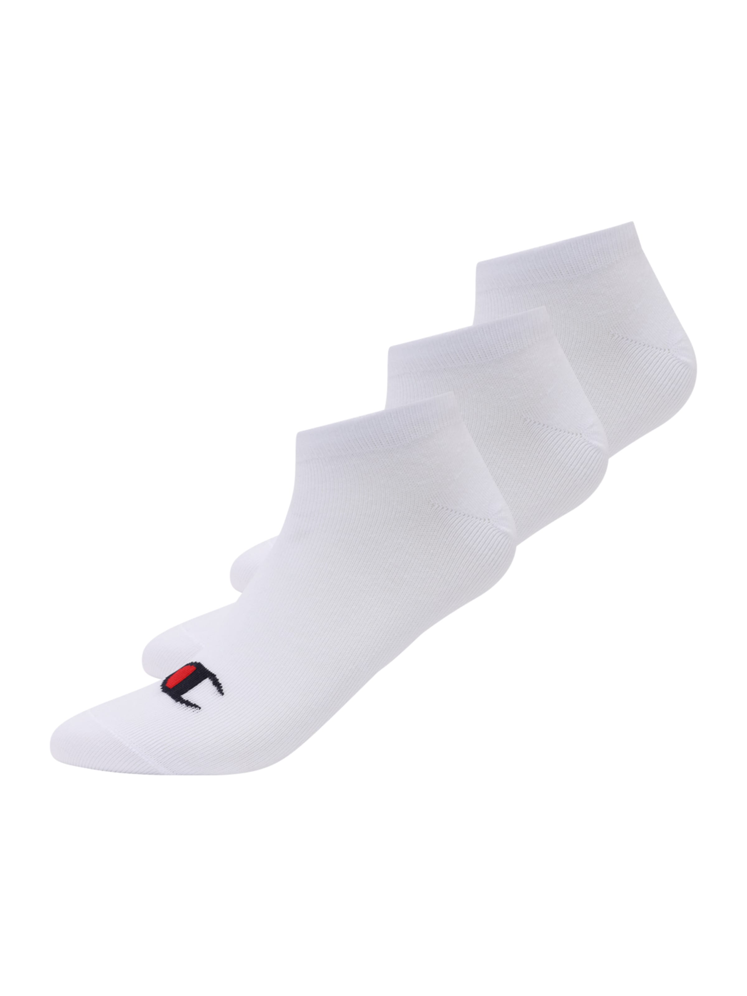 Champion Authentic Athletic Apparel Къси чорапи в нейви синьо / червено / бяло, Преглед на продукта