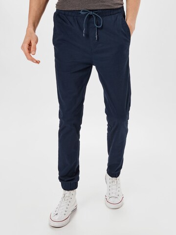 Only & Sons Tapered Pants 'Linus' in Blue: front