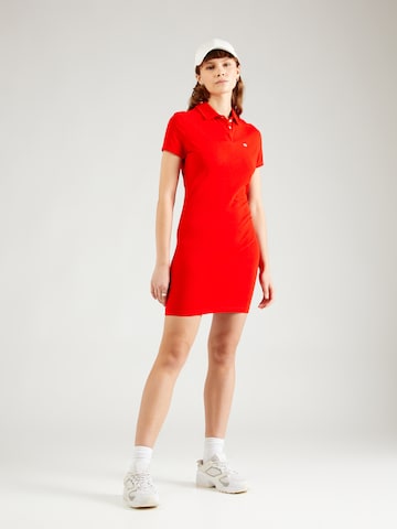 Tommy Jeans Jurk 'ESSENTIAL' in Rood