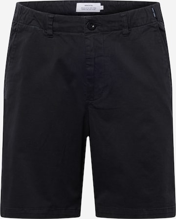 DEDICATED. - Regular Calças chino 'Nacka' em preto: frente