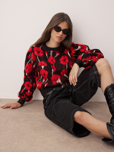 Trendyol Jersey en rojo / negro, Vista del producto