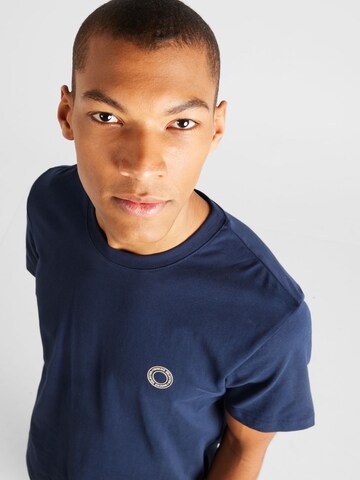 SELECTED HOMME T-shirt 'ROBBIE' i blå