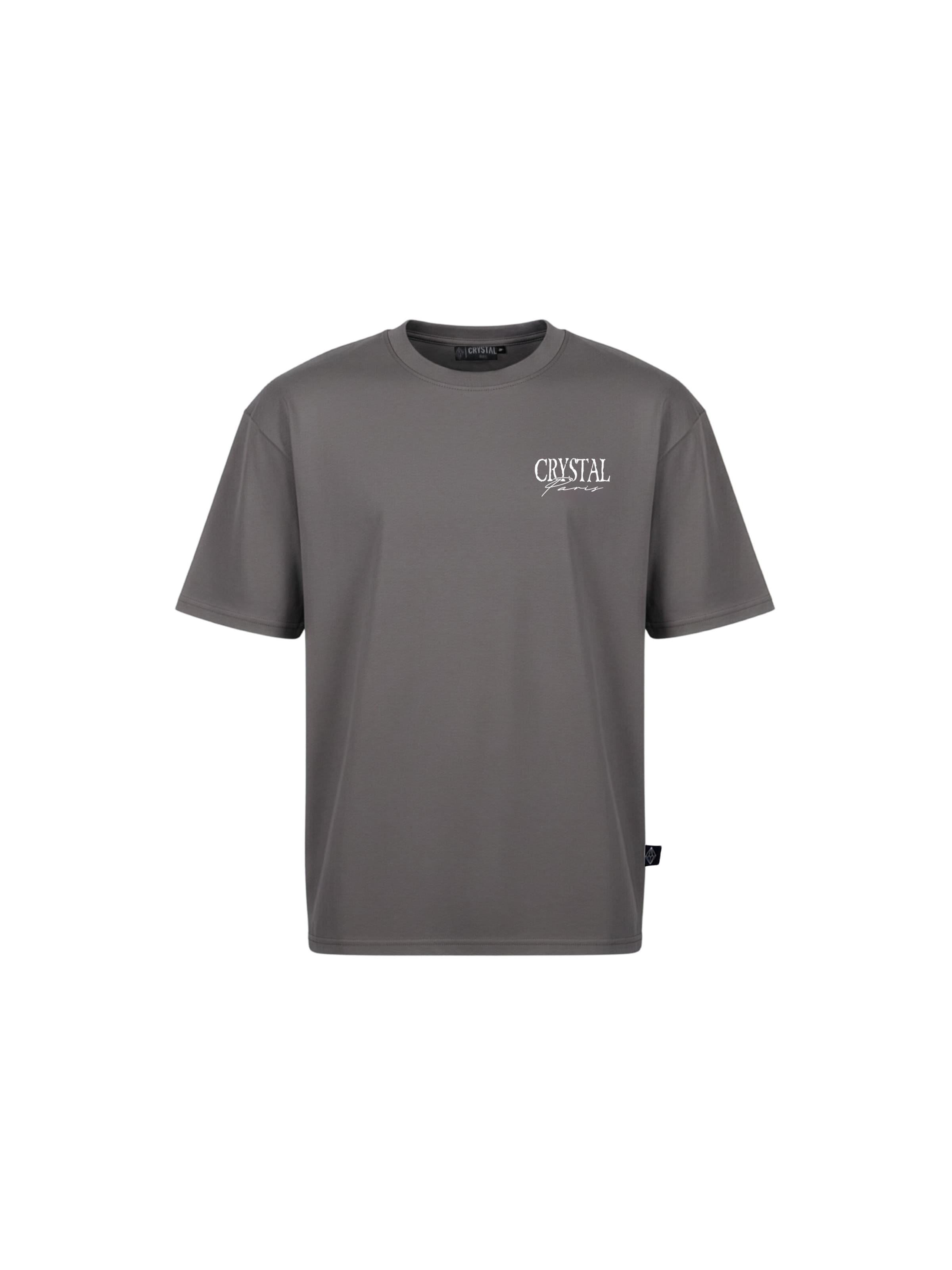 Crystal Paris Shirt 'Dias' in Grijs: voorkant