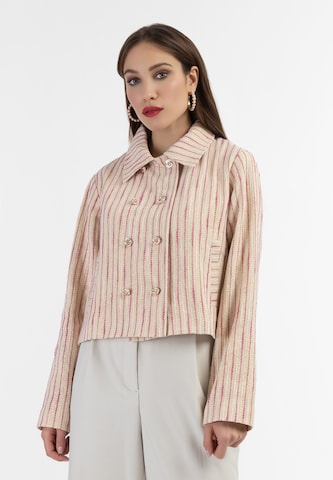 faina Between-season jacket in Pink: front