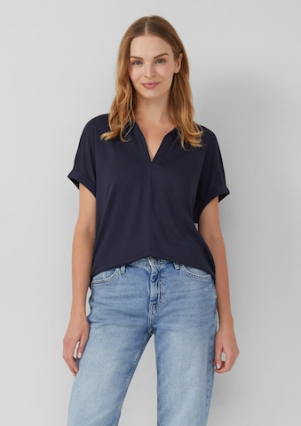 s.Oliver Poloshirt in Blau: Vorderseite