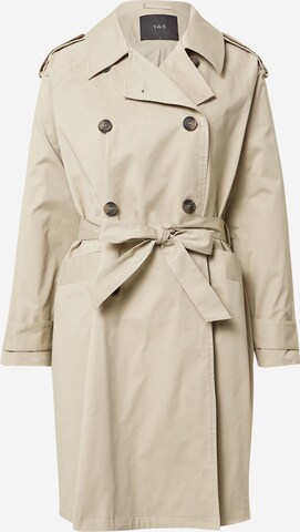 Y.A.S Between-Seasons Coat 'Elena' in Beige: front