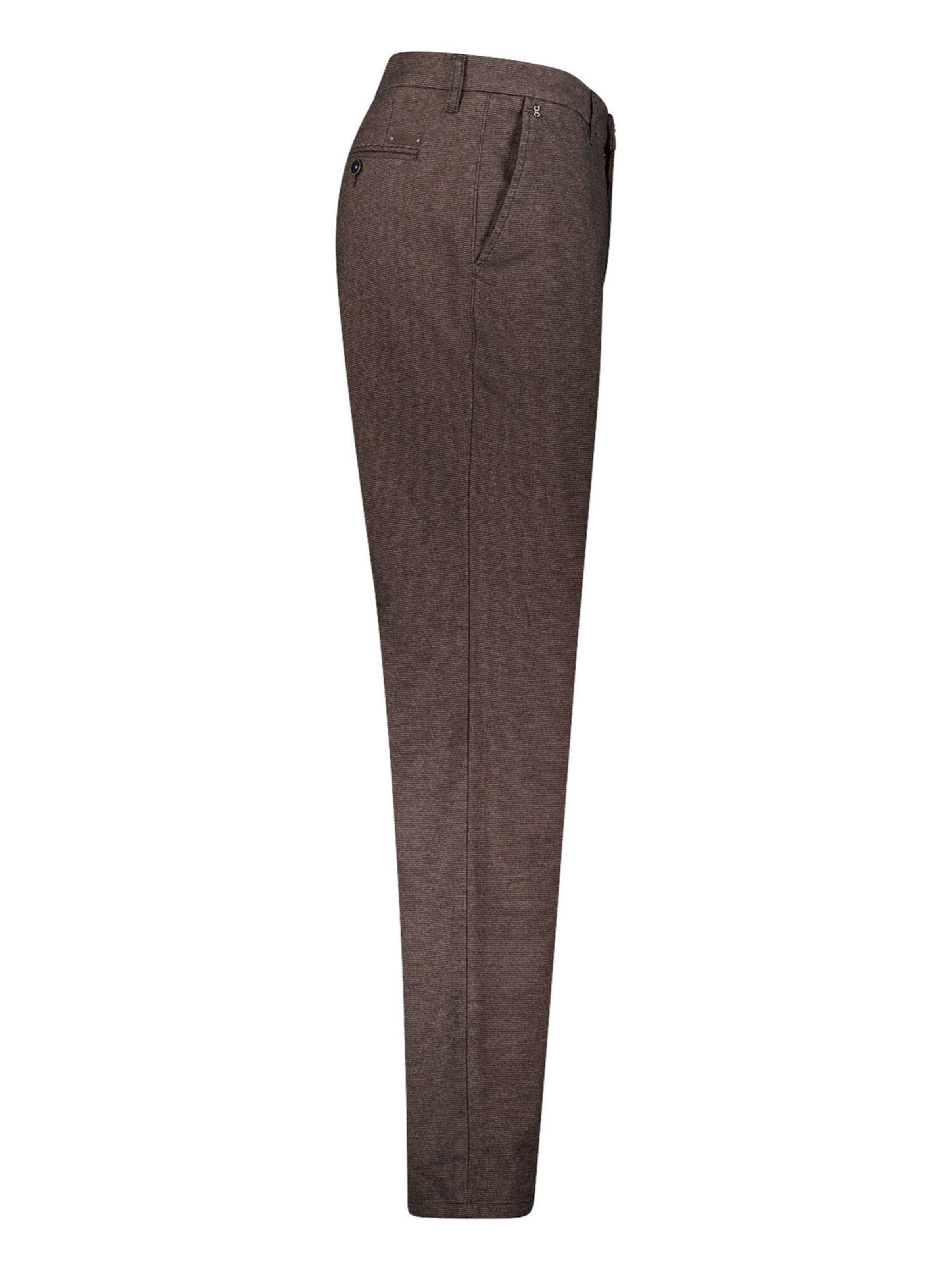 Gardeur Regular Chino trousers 'Bono' in Brown