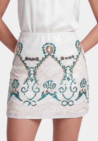 faina - Falda en blanco: frente