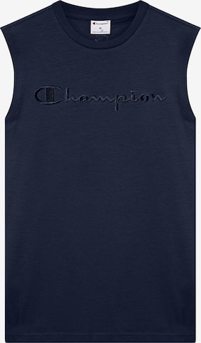 T-Shirt Champion Authentic Athletic Apparel en bleu : devant