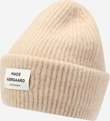 MADS NORGAARD COPENHAGEN - Gorra 'Tosca Anju' en beige: frente