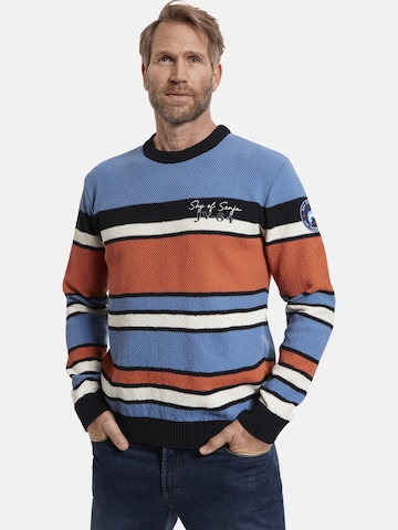 Jan Vanderstorm Sweater ' Empsu ' in Blue: front
