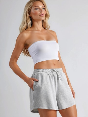 Loosefit Pantaloni di Busem in grigio