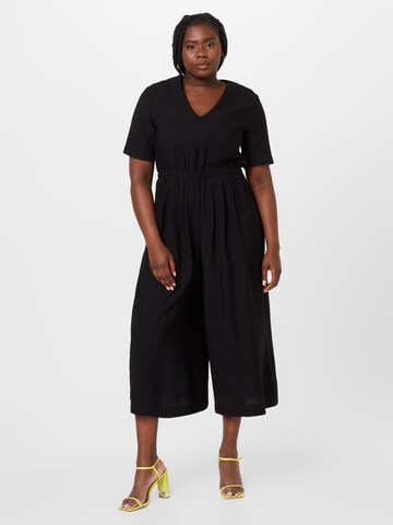 Trendyol Curve Jumpsuit i svart: framsida