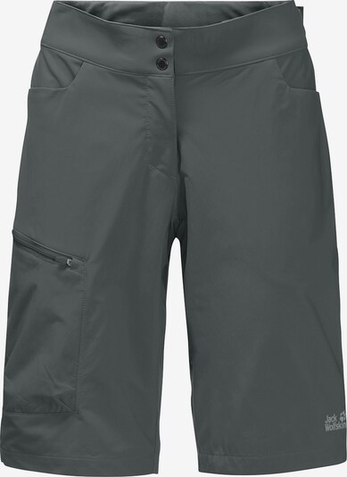JACK WOLFSKIN Sports trousers 'Tourer' in Grey / Dark green, Item view