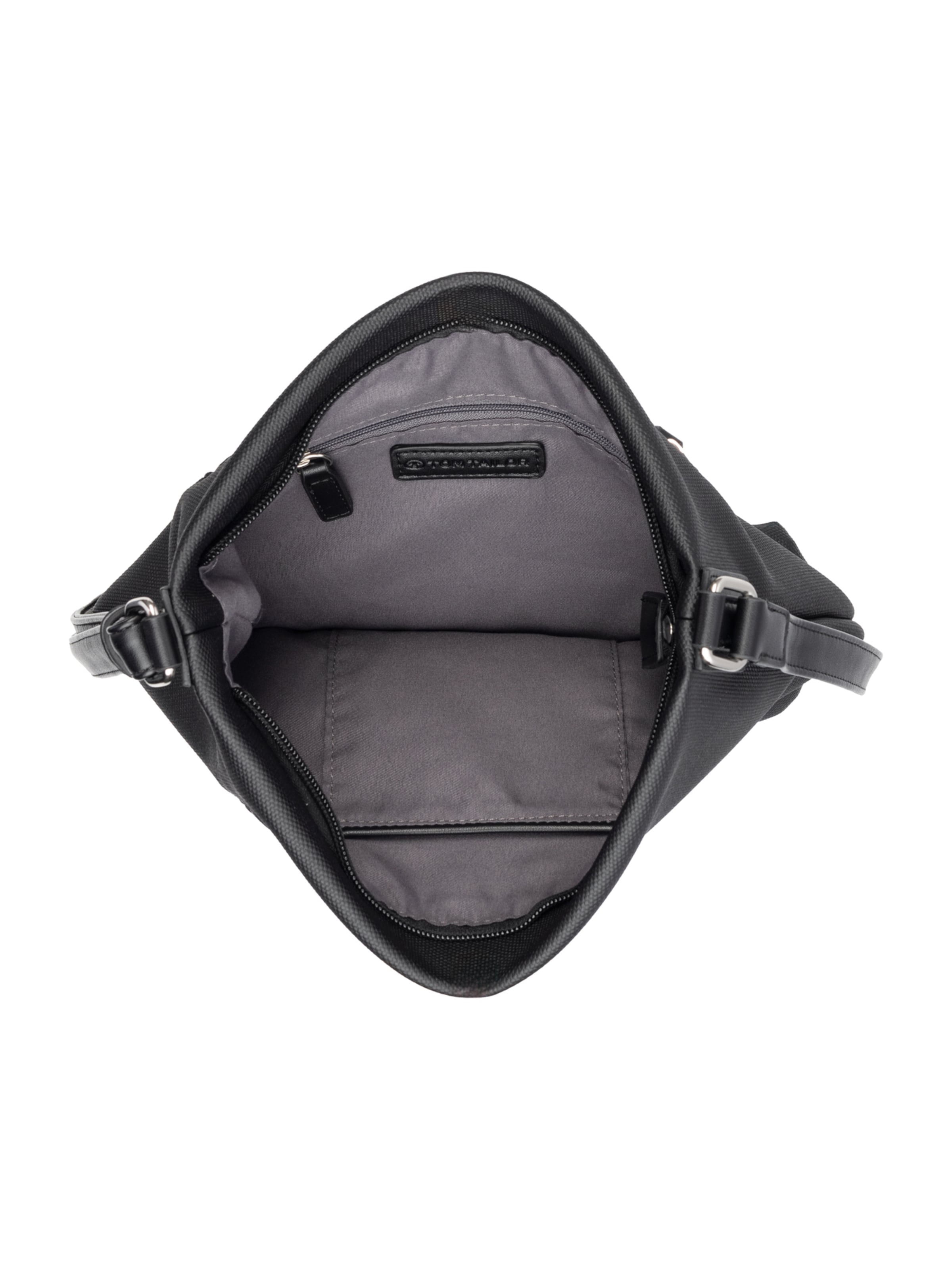 TOM TAILOR Umhängetasche 'Rosa' in Schwarz