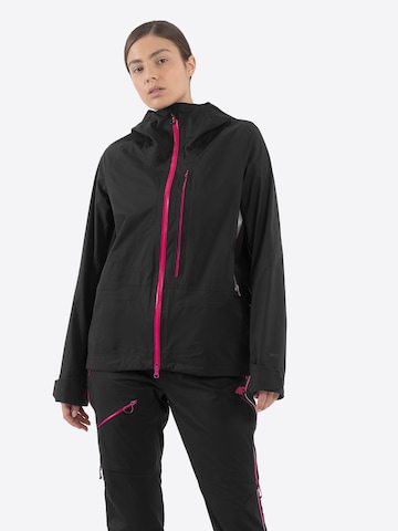 Veste outdoor 4F en noir : devant